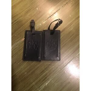 Orla Kiely for Target Black Luggage Tags - Qty 2